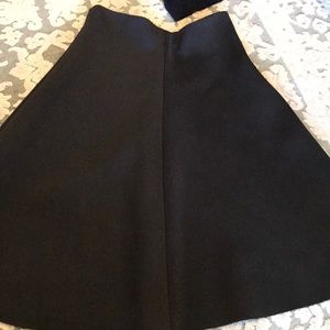 Black circle skirt